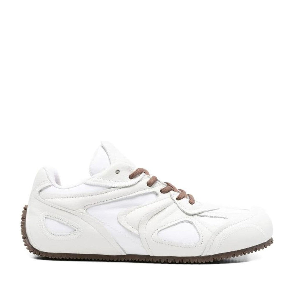 Axel Arigato White Slow Runner Panel-Detail Suede Sneakers