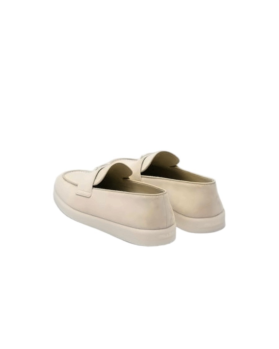 Prada Calf Leather And Suede Loafers