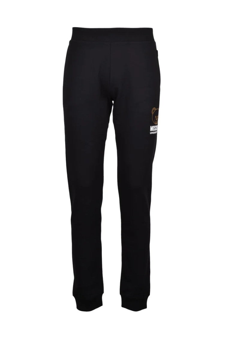 Moschino Tracksuit Bottoms With Elastic Waist And Ribbed Cuffs