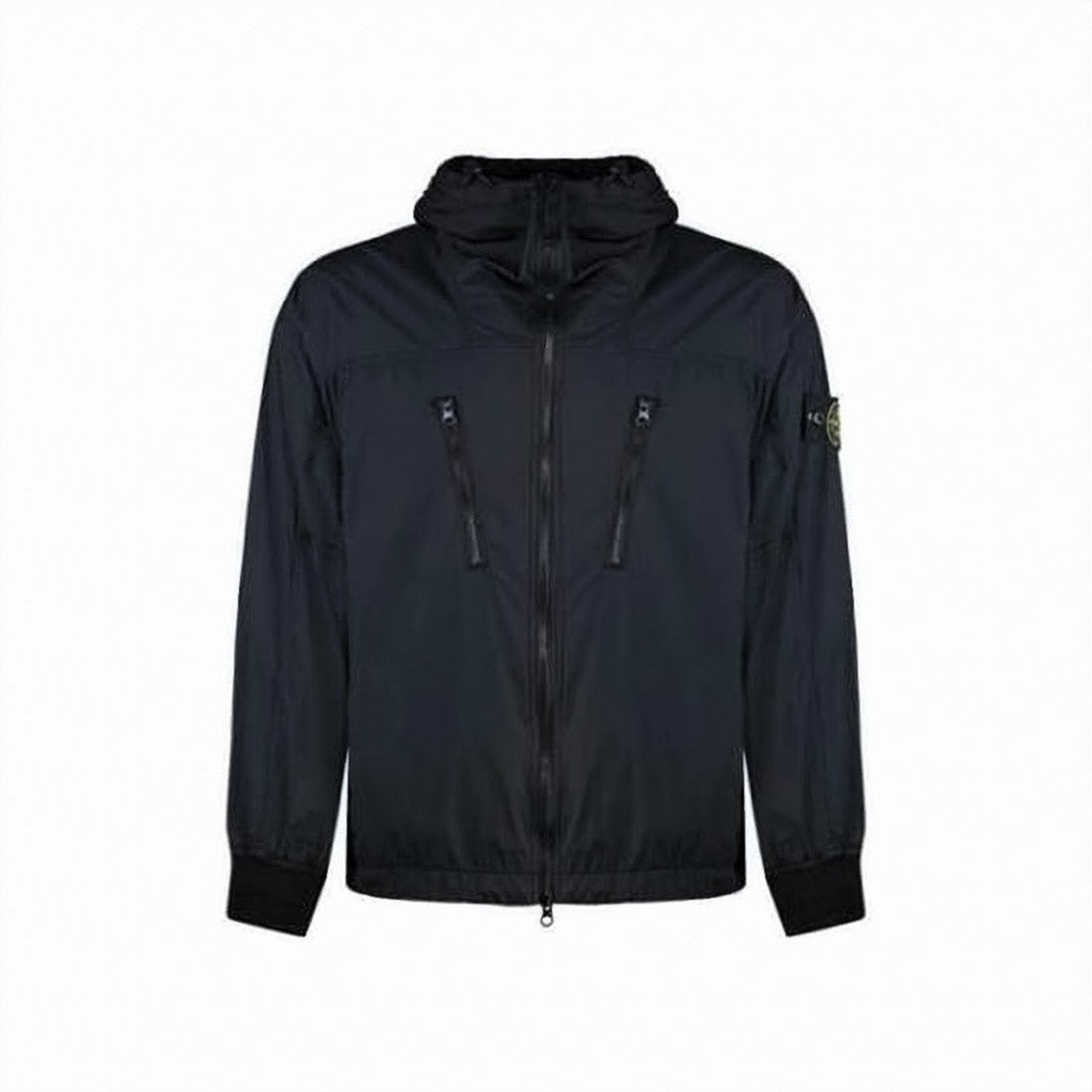 Stone Island Modern Hooded Jacket With Fitted Cuffs