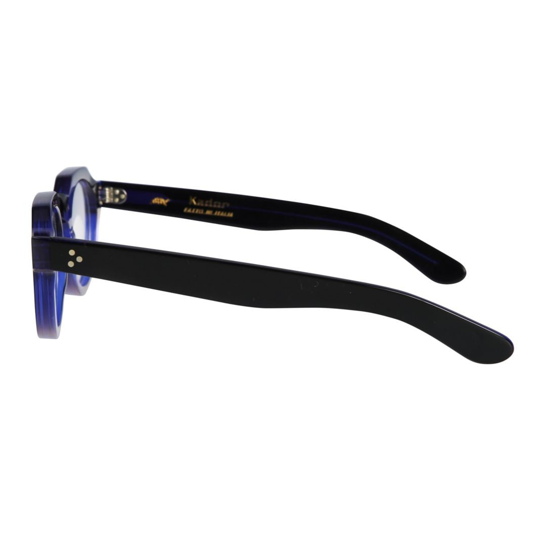 Kador Spike Bold Rounded Frame Eyeglasses With Keyhole Bridge