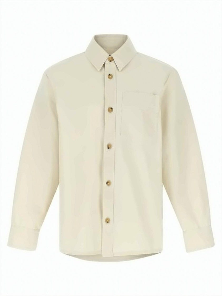 A.P.C. Long-Sleeve Cotton Shirt With Classic Collar