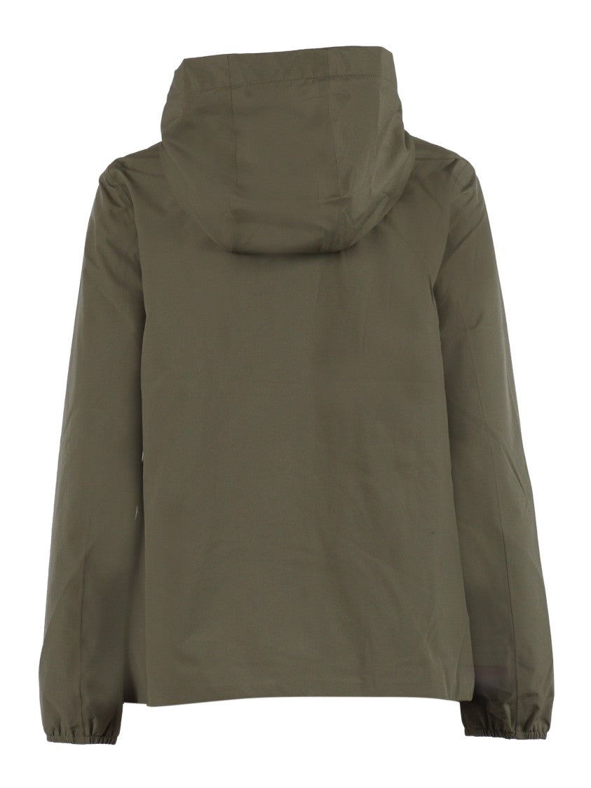 K-Way Olive Marguerite Stretch Polyester Jacket