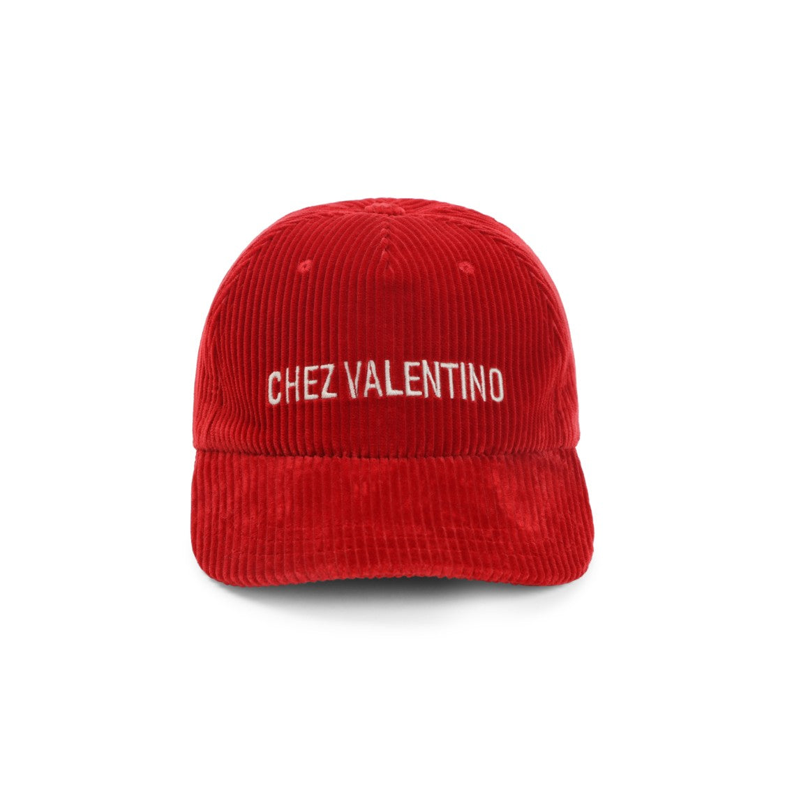 Valentino Garavani Red Cotton Chez Baseball Hat