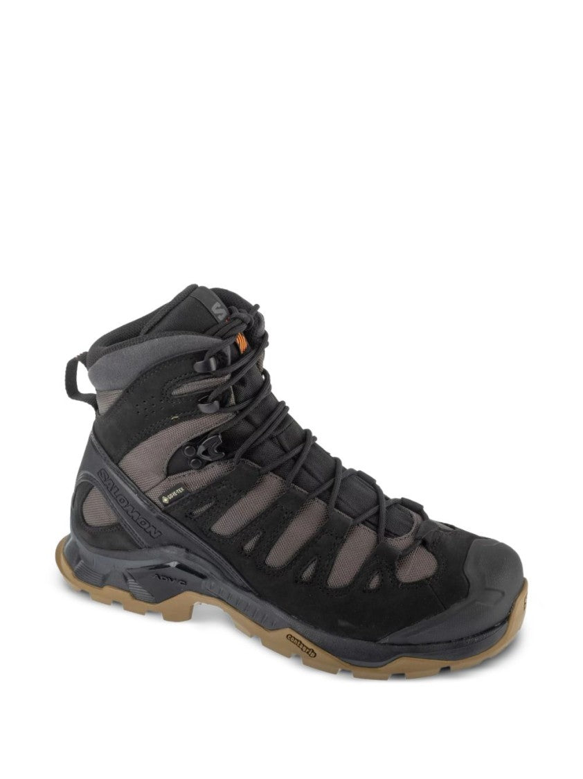 Salomon Rugged High-Top Sneakers With Leather