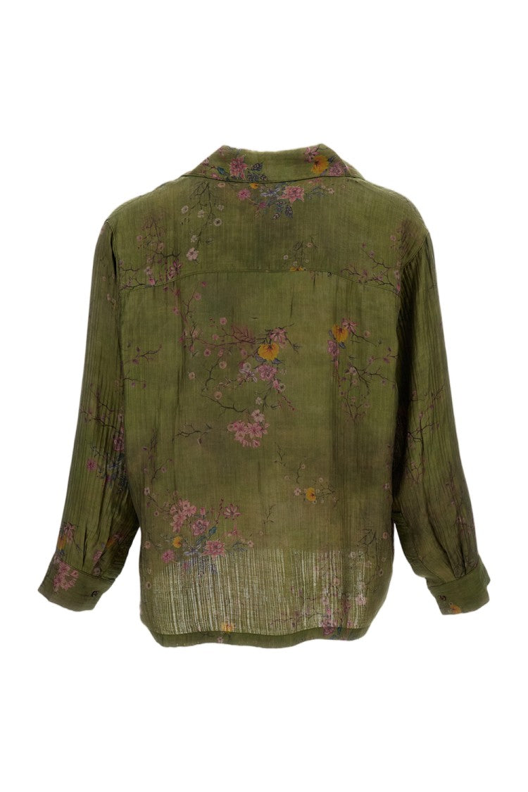 Found Cropped Boxy Camp Collar Shirt