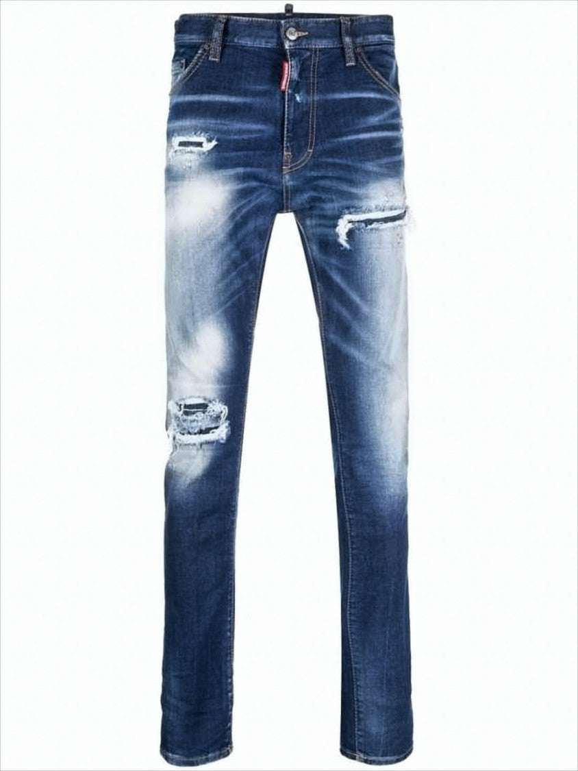Dsquared2 Slim Fit Distressed Denim Pants