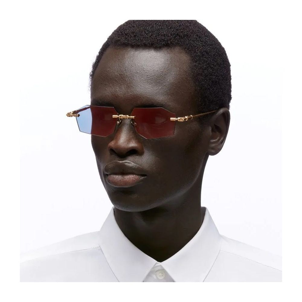 Kuboraum Mask H63 Geometric Rimless Sunglasses
