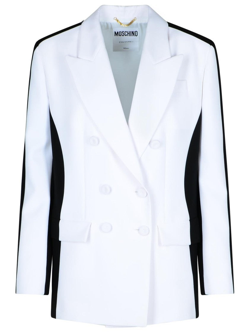 Moschino Black Polyester Blend Blazer