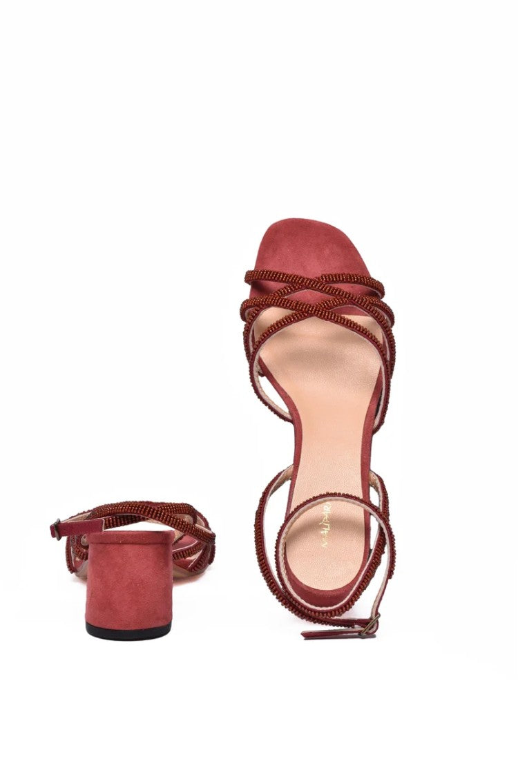 Maliparmi Maliparmi Heeled Sandal - Red