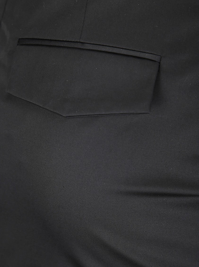 The Latest High-Waisted Cotton Midi Skirt