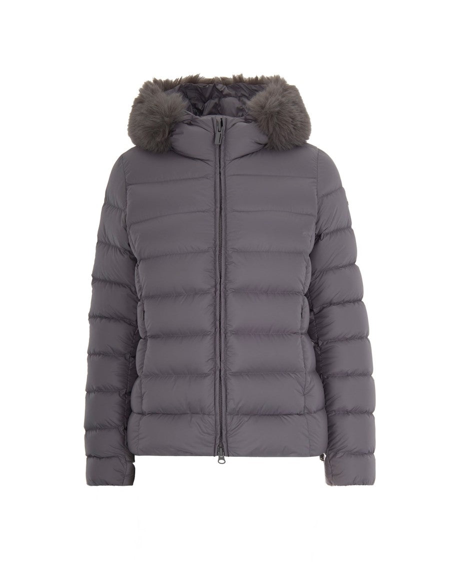 Colmar Originals Dove Gray Hooded Down Jacket