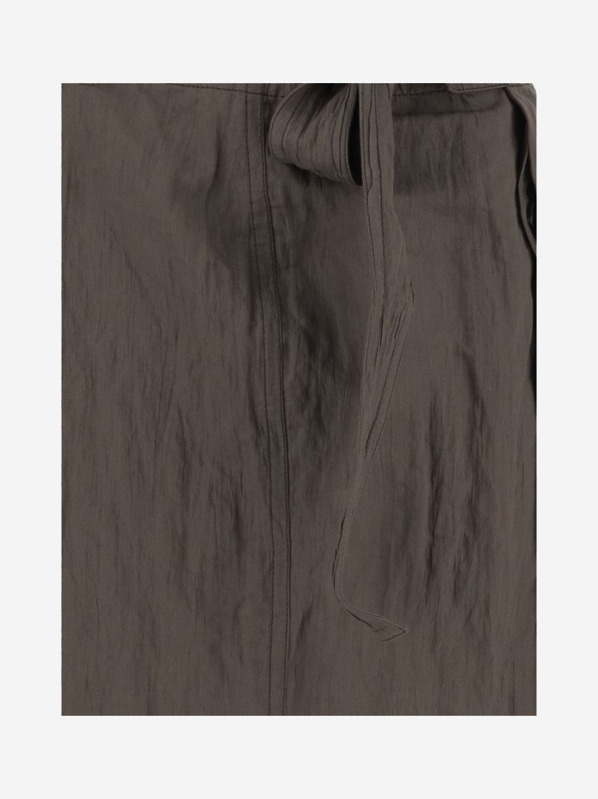 Salvatore Ferragamo Wrap Skirt Made Of Cotton Blend