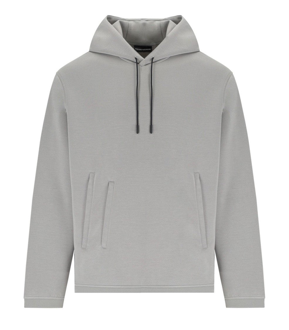 Emporio Armani Relaxed Fit Grey Hoodie