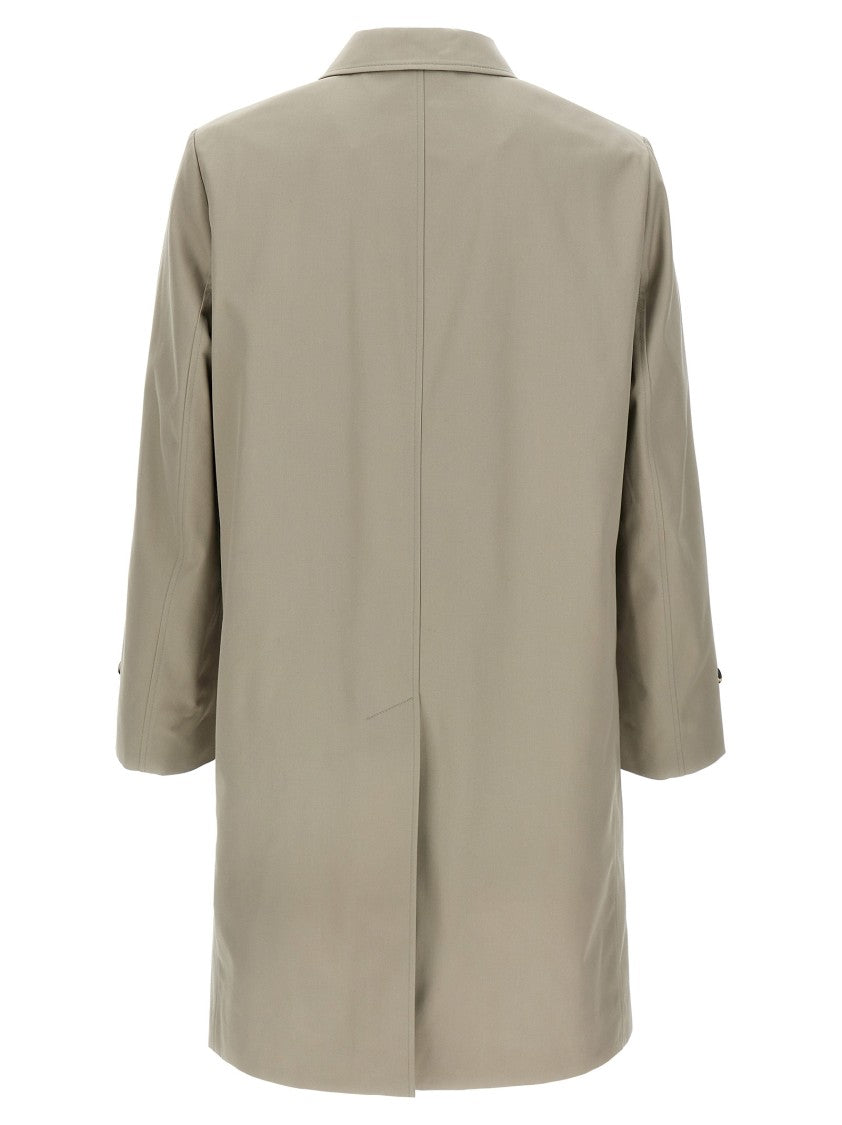Burberry Single-Breasted Medium Car Coat