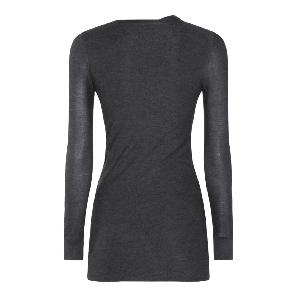 Aya Muse Fitted Black Mini Dress With Scalloped Hem