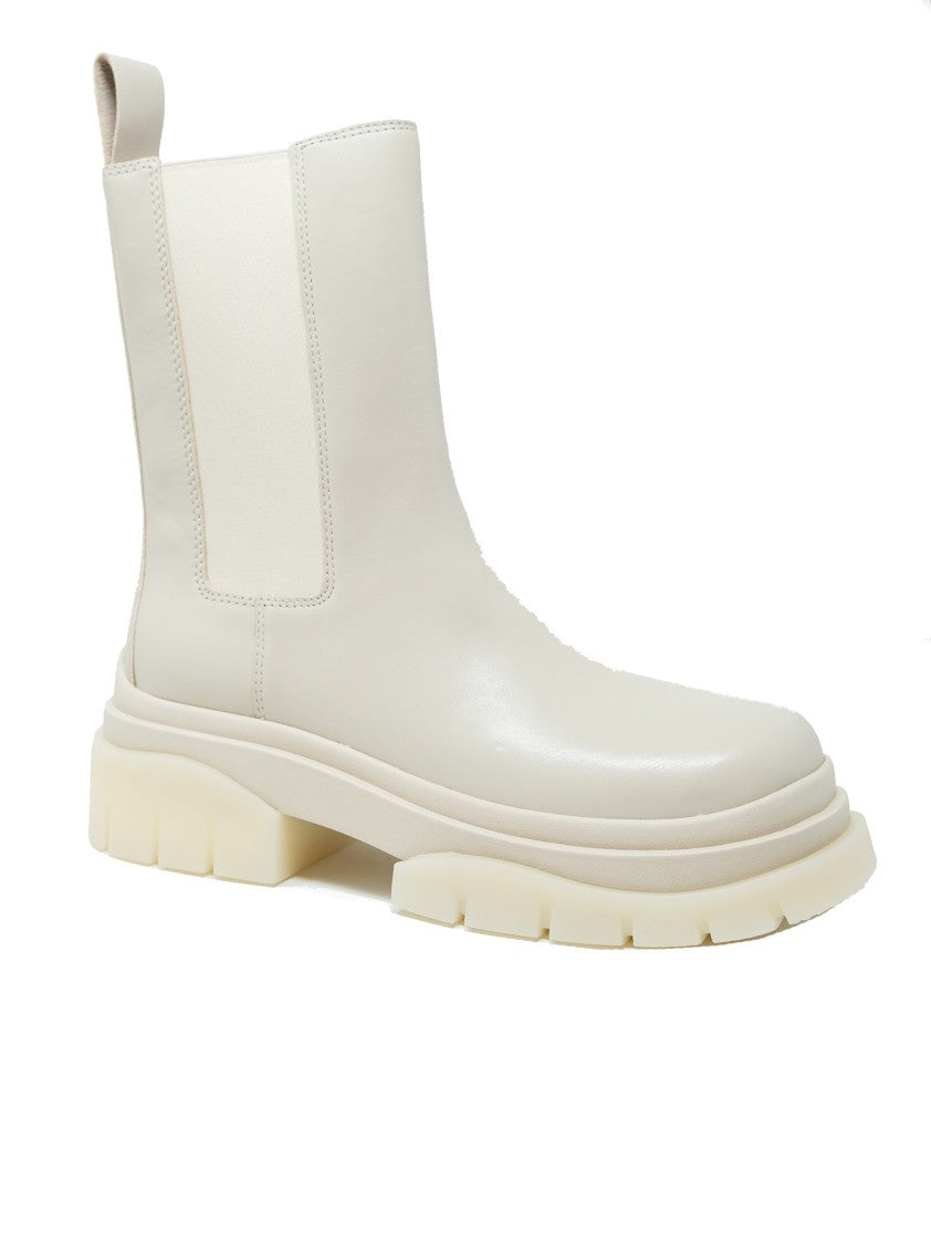 Ash Storm Cream Mustang Cream Ankle Boots