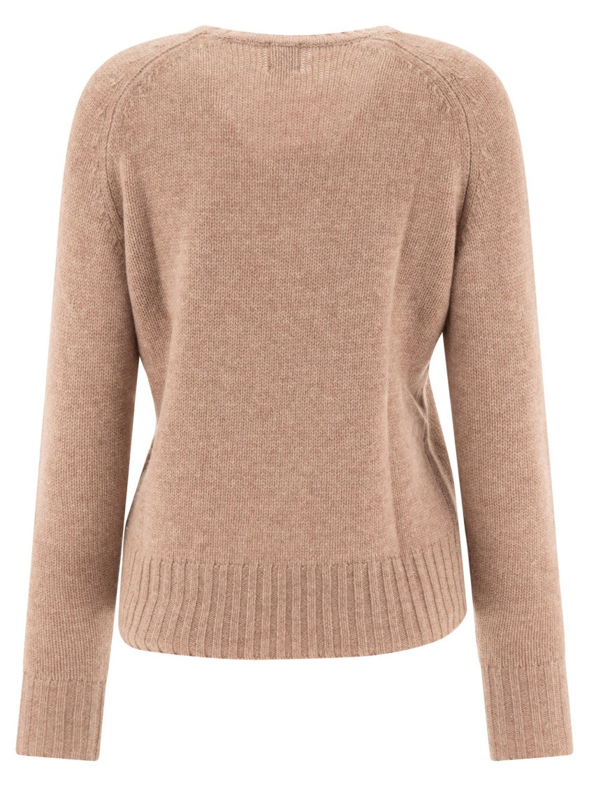 Ines De La Fressange Regular-Fit Ribbed Knit Sweater In Luxurious Wool-Cashmere Blend