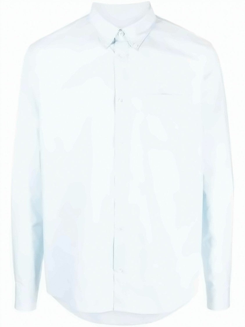 A.P.C. Long-Sleeve Cotton Shirt With Button-Down Collar And Versatile Design