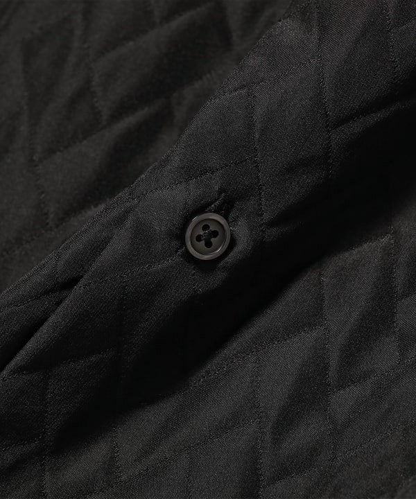 Beams Jacquard Fabric Shirt With Quilting Texture