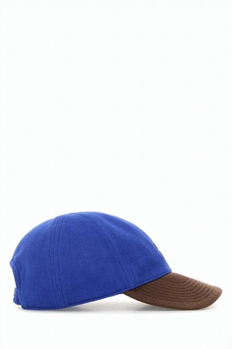 Miu Miu Structured Cap With Vibrant Blue Crown