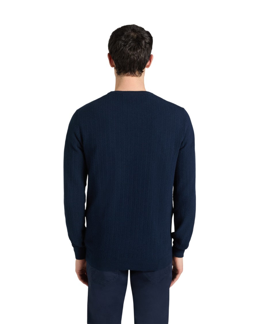 Harmont & Blaine Textured 3D Knit Sweater