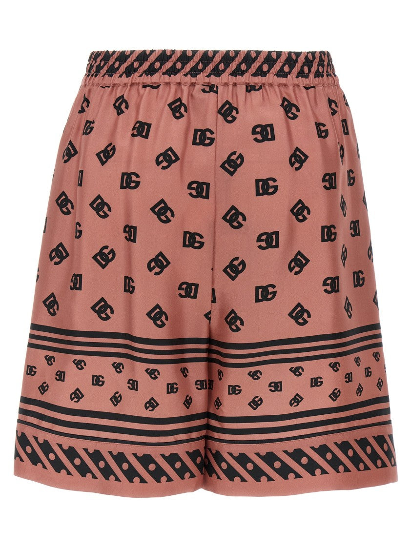 Dolce & Gabbana Silk Satin Bermuda Shorts