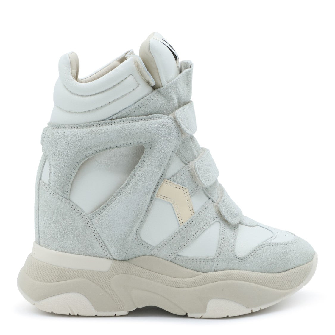 Isabel Marant High-Top Sneakers With Chunky Sole And Velcro Straps