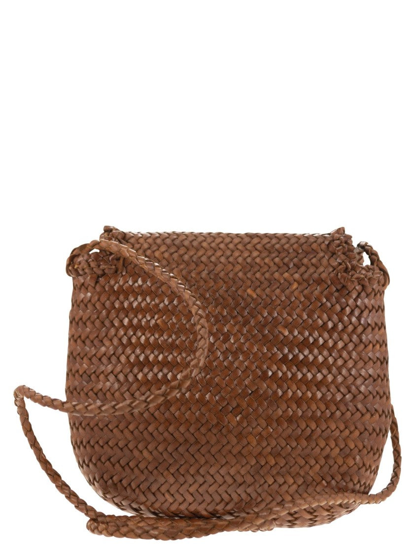 Dragon Mini City Bag - Woven Leather Bag
