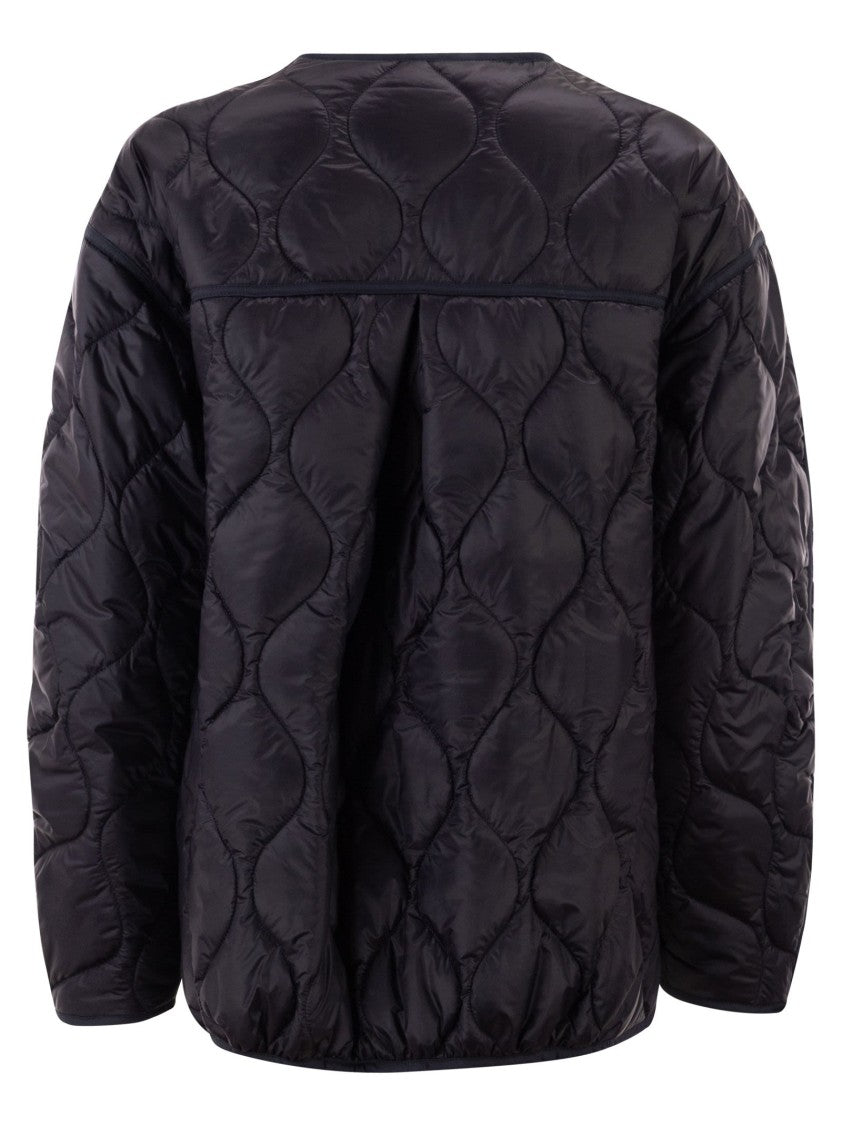 Fay Technical Fabric Jacket With Onion Quilting