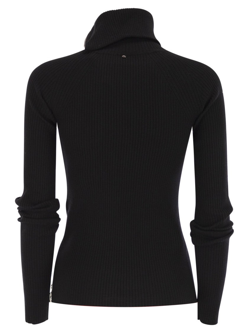 Sportmax Pinna - High-Neck Jumper With Zip