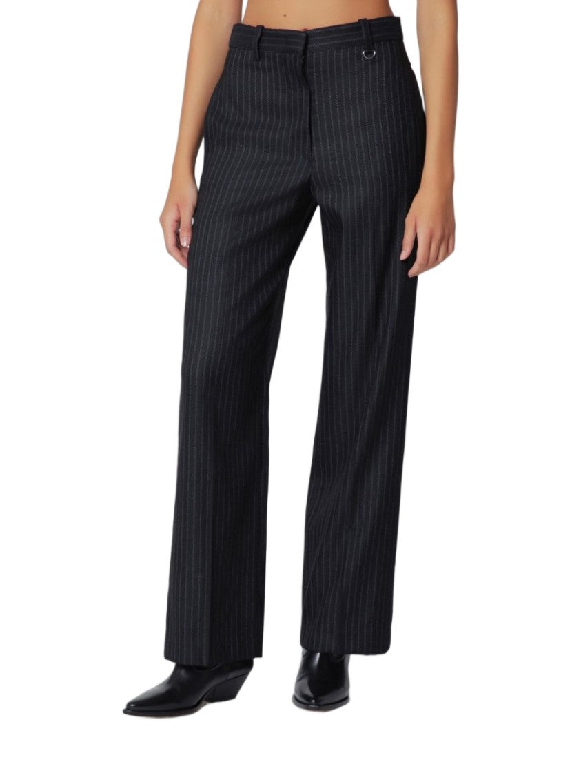 Isabel Marant Straight-Leg Pinstripe Tailored Formal Pants