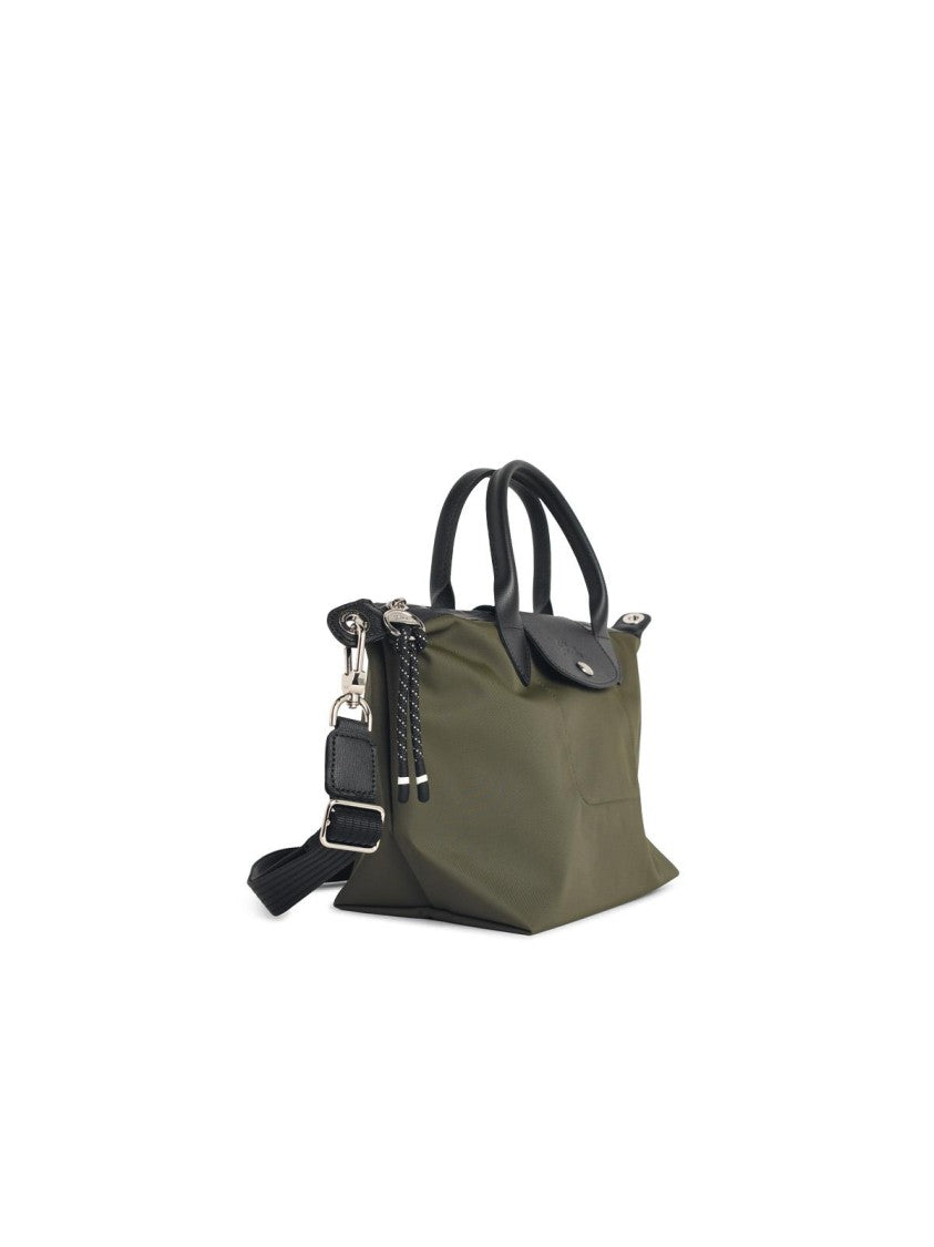 Longchamp Khaki Tela S Le Pliage Energy Handle Bag