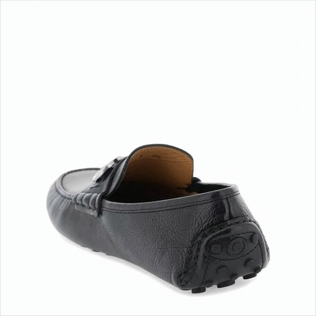 Salvatore Ferragamo Leather Loafers With Polished Metal Bit Detail