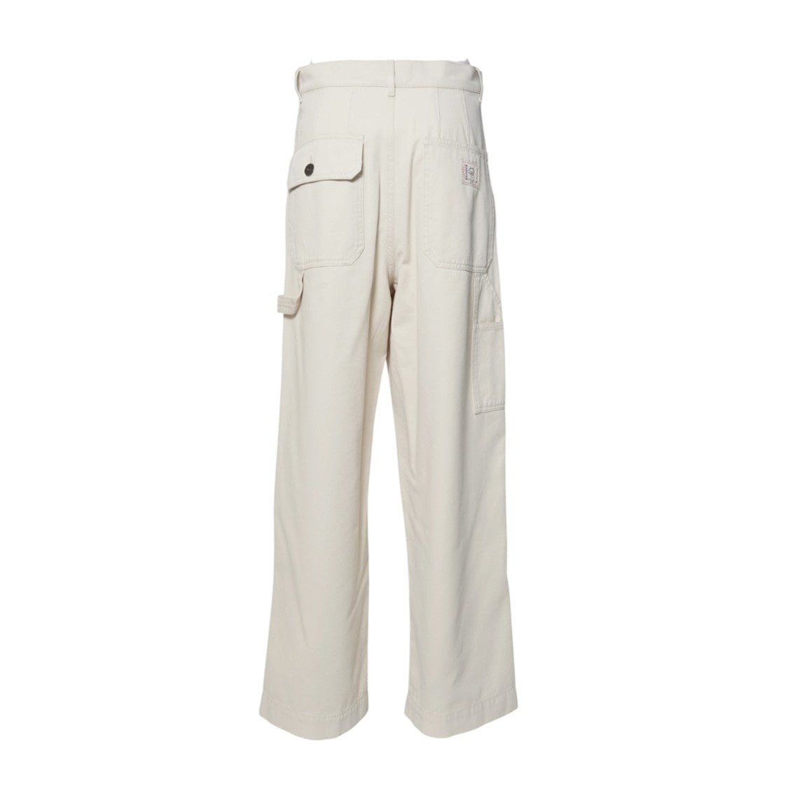 Max Mara High-Waisted Wide-Leg Cotton Pants