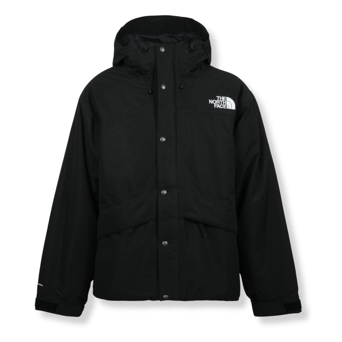 The North Face Insulated Mountain Down Jacket With High Collar And Front Closure