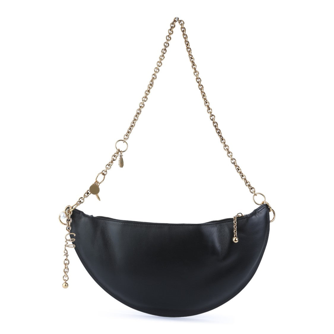 Chloé Black Leather Icons Shoulder Bag