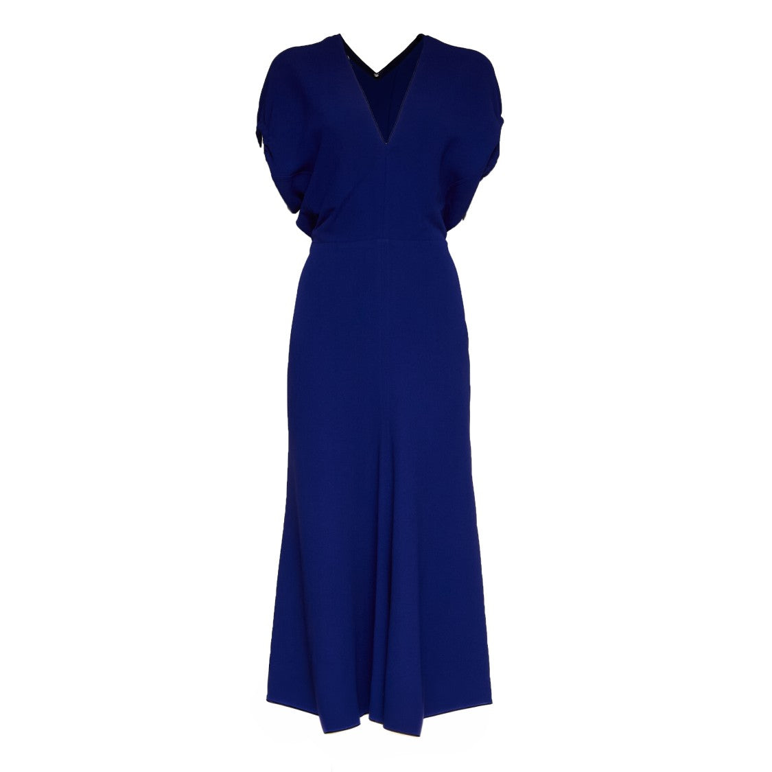 Edith Midi Dress In Bright Indigo-8
