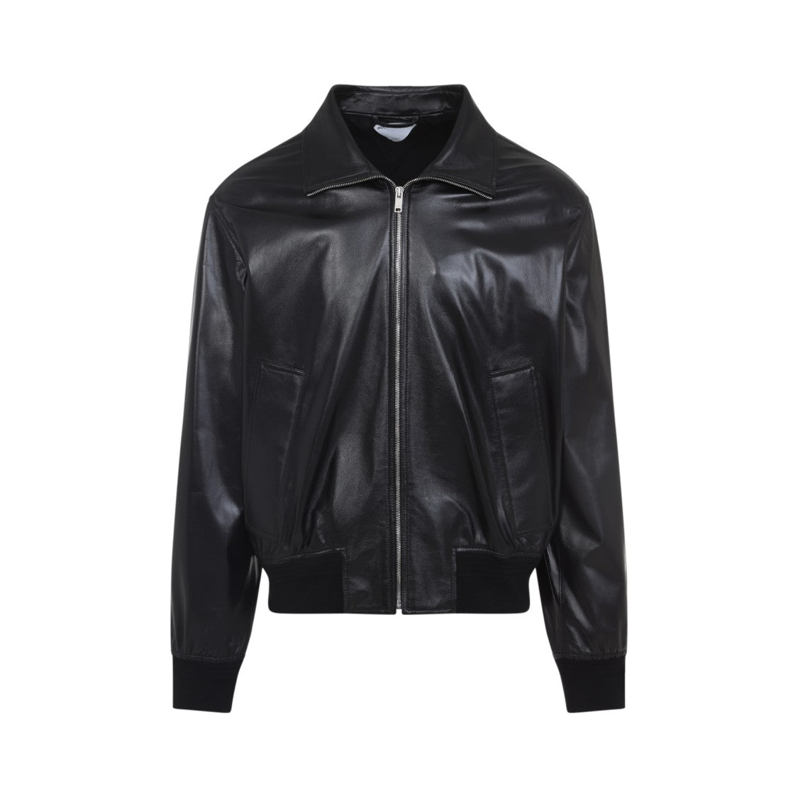 Bottega Veneta Black Nappa Leather Blouson