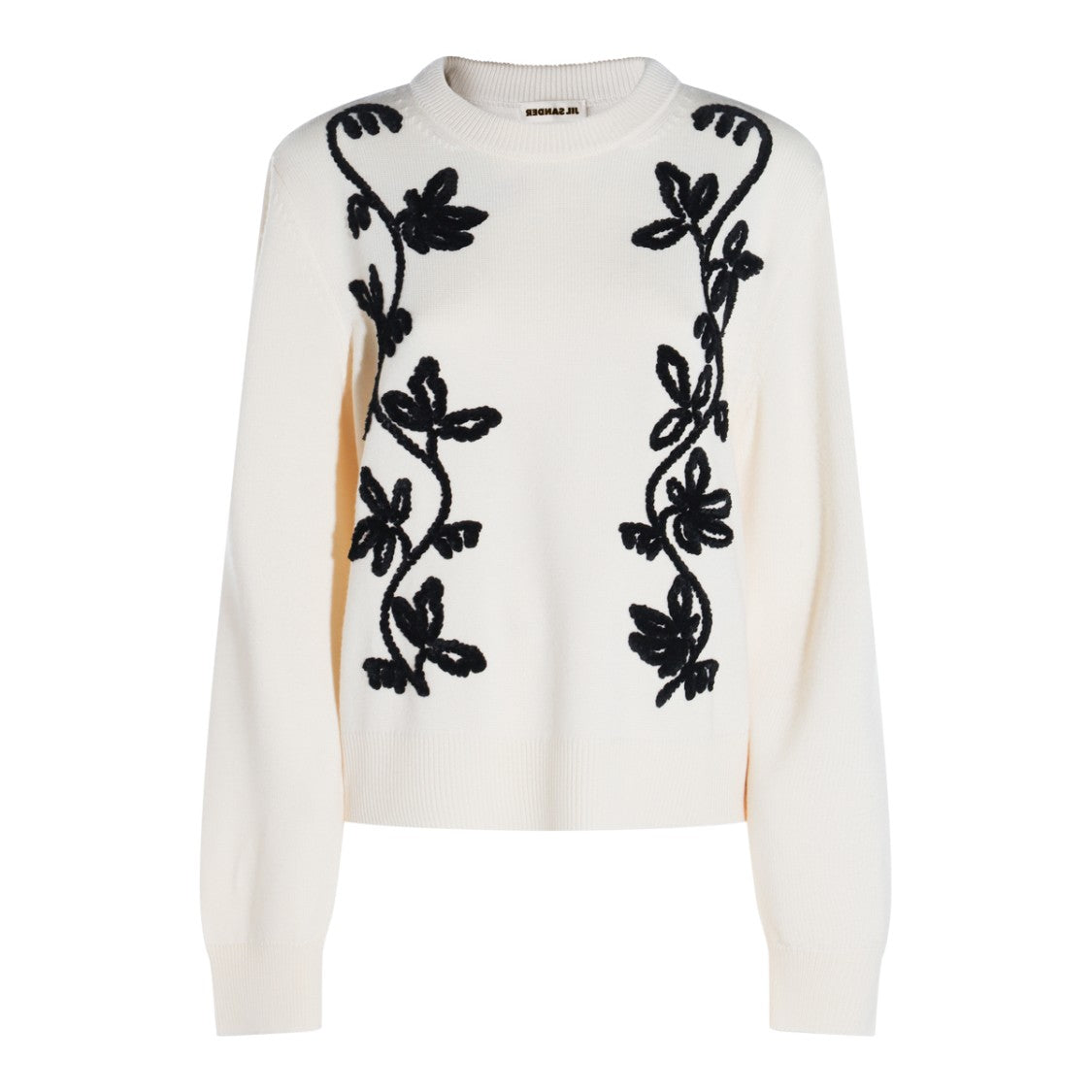 Jil Sander White Wool Knitwear