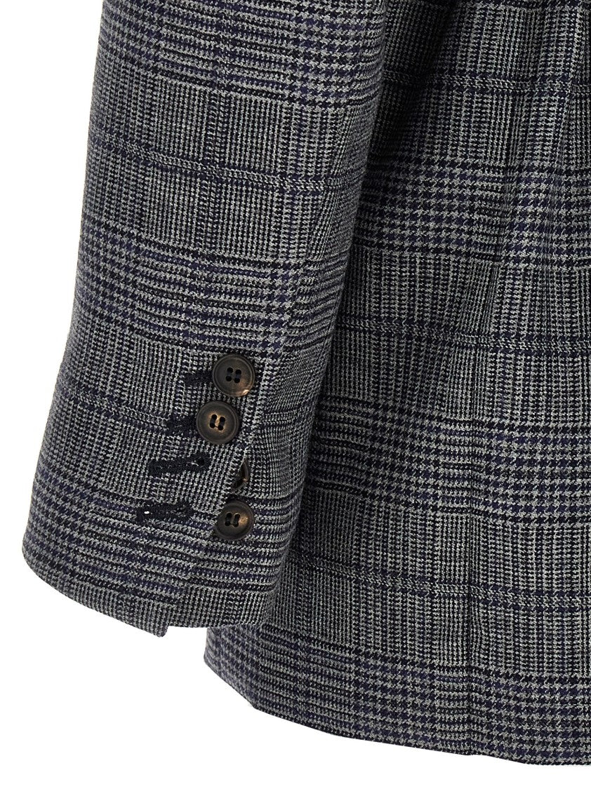 Brunello Cucinelli Monile Houndstooth Blazer