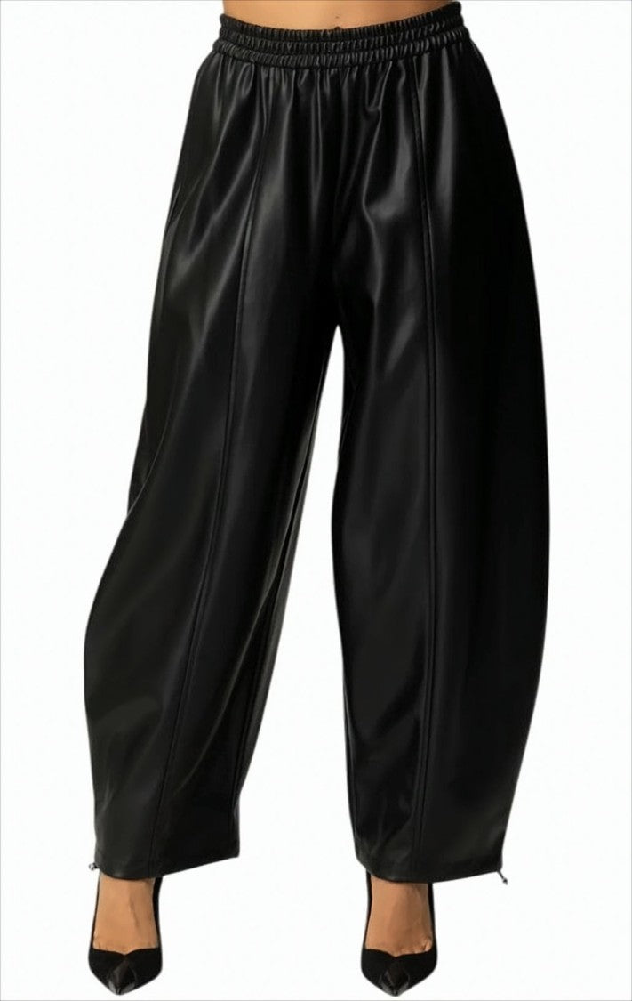 Pinko Wide-Leg Trousers With Adjustable Drawstring