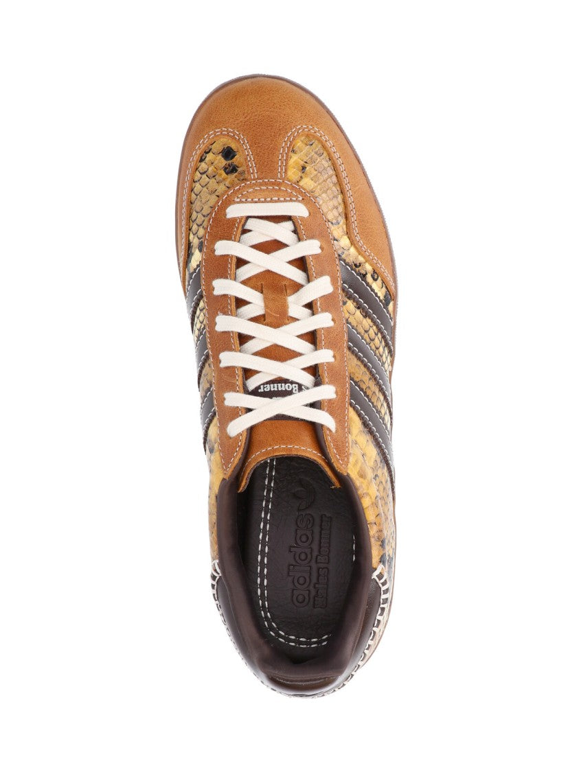 Adidas Originals By Wales Bonner Brown Snakeskin Pattern Low-Top Sneakers