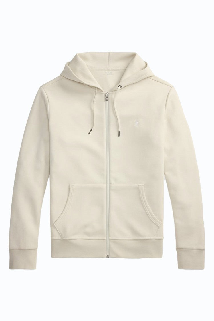 Polo Ralph Lauren Cream Full-Zip Hoodie