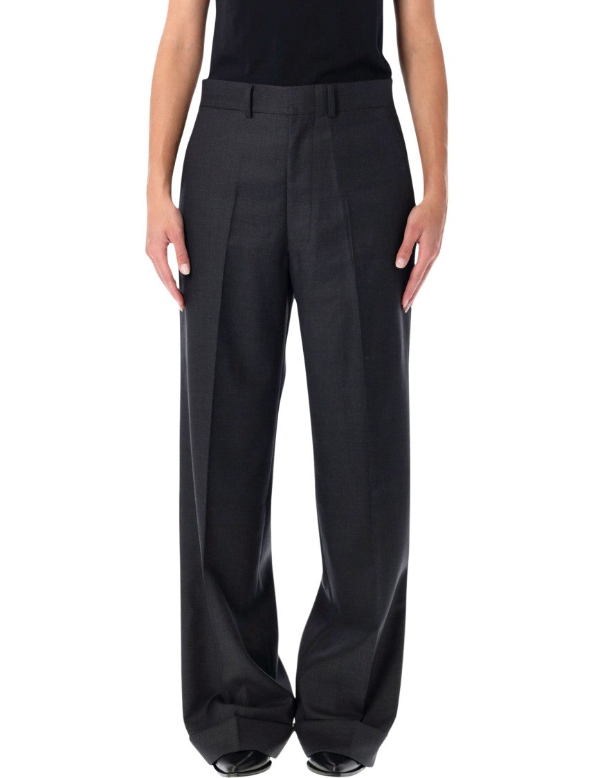 Junya Watanabe Tailored Wide-Leg Pants With High Waist
