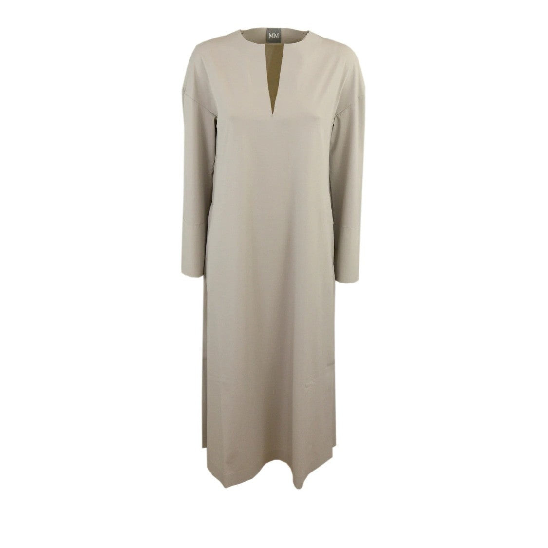 Max Mara Ankle-Length Dress With V-Neckline