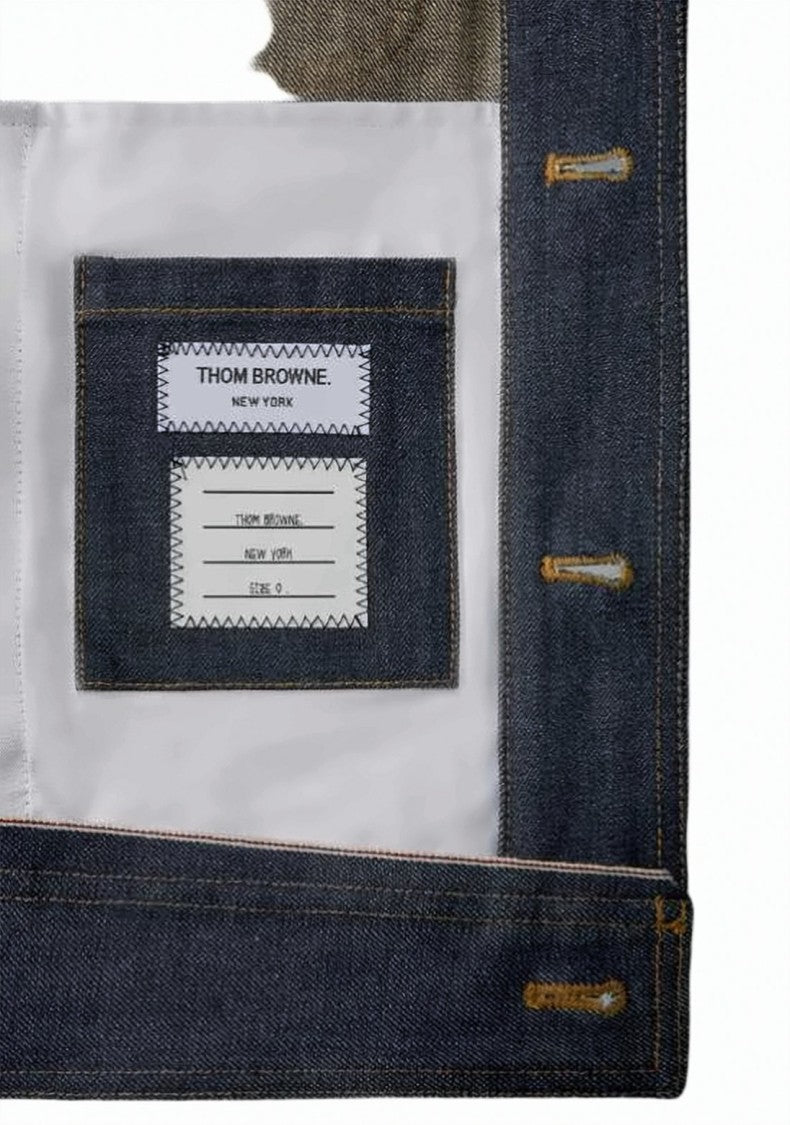 Thom Browne Structured Denim Utility Jacket