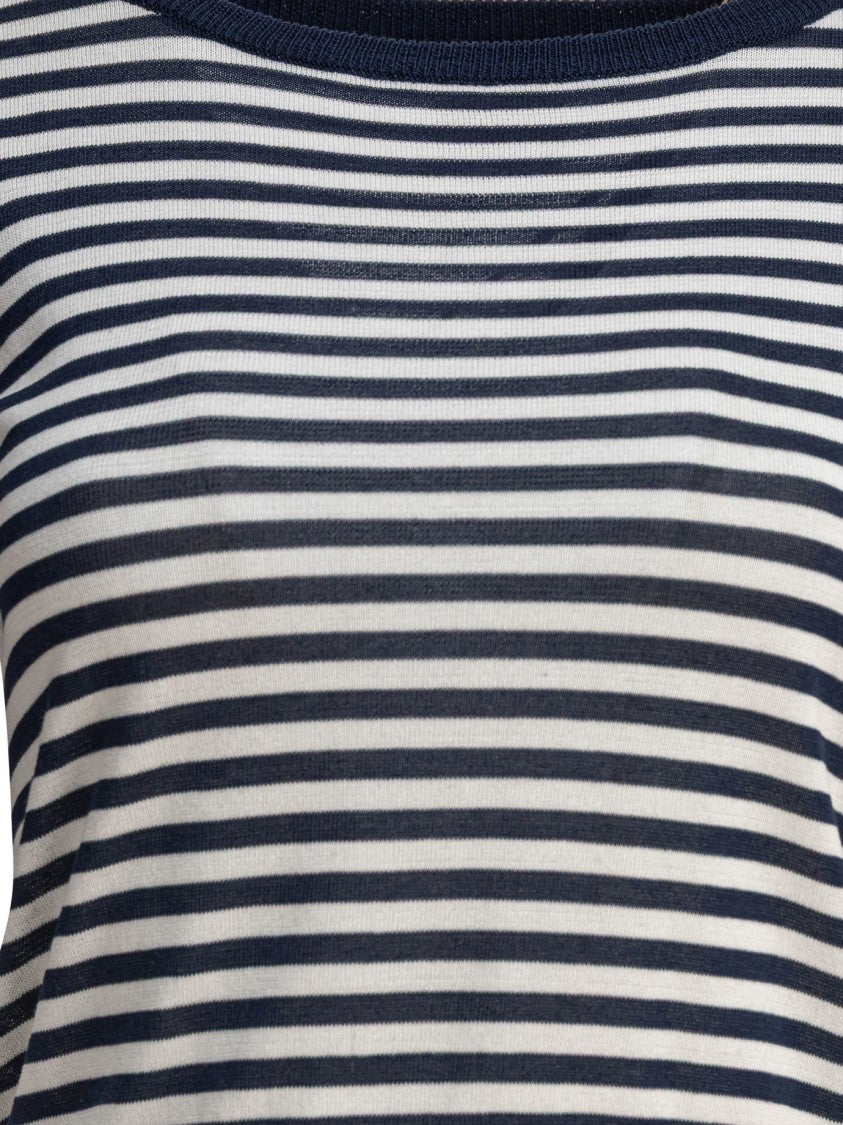 Rakki' Cropped Striped T-Shirt