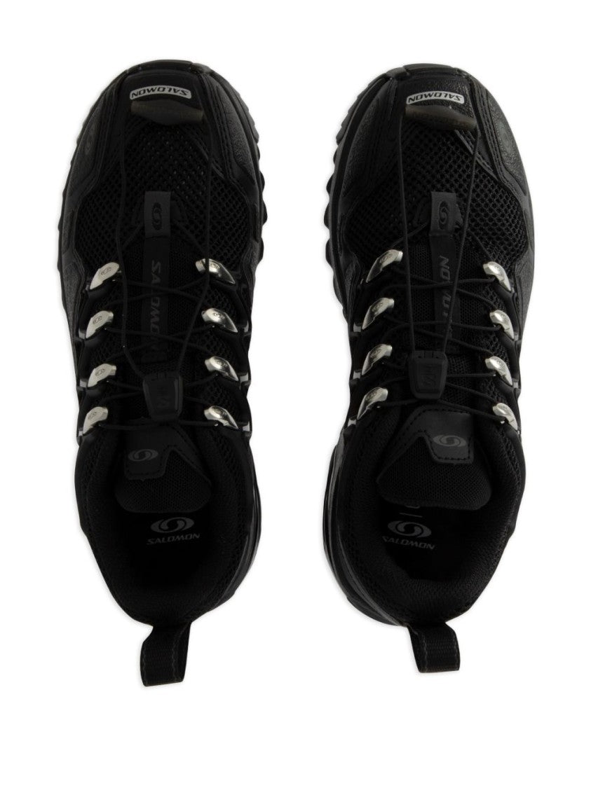 Salomon Black Rugged Sole Quick-Lace Sneakers