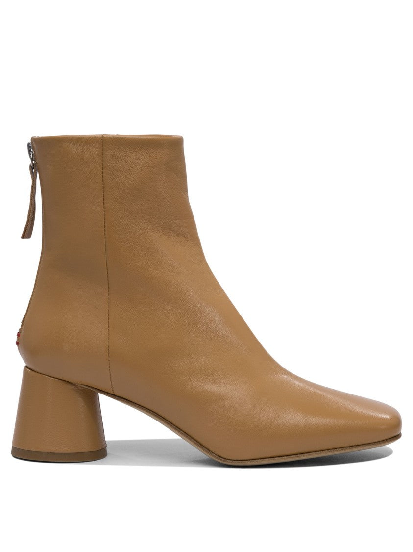 Halmanera Cylindrical Block Heel Ankle Boots